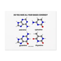 Do You Have All Your Bases Covered? (DNA Bases) Postcard