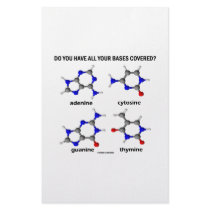Do You Have All Your Bases Covered? (DNA Bases) Personalized Stationery
