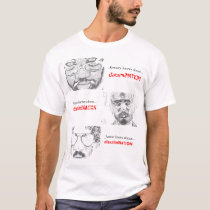 "Do you know about...discrimiNATION" t-shirt by discriminationmusic "Do you know about...discrimiNATION" t-shirt