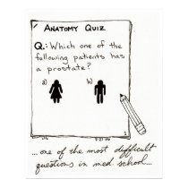 Do you know who has a prostate? print posters