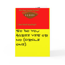 Do you like football Card by SportsDude Do you like football Card