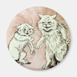 Do You Mind? Cat Artwork by Louis Wain Fridge Magnets