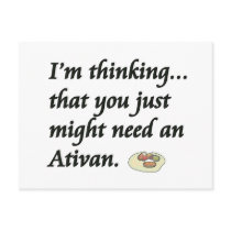Do You Need an Ativan? Postcard