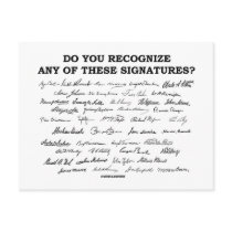 Do You Recognize Any Of These Signatures? Postcards