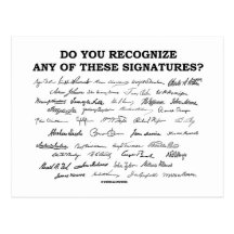 Do You Recognize Any Of These Signatures? Postcards