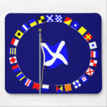 Do you require a tug? Nautical Signal Flag Hoist mousepads