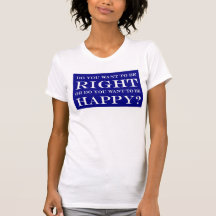 Do You Want To Be Right Or Happy? 023 Tshirt