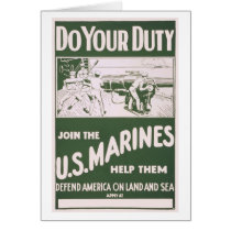 Do Your Duty - Join the U.S. Marines cards by lc_wpa Do Your Duty - Join the U.S. Marines cards