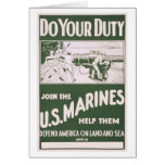 Do Your Duty - Join the U.S. Marines cards