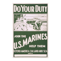 Do Your Duty - Join the U.S. Marines posters by lc_wpa Do Your Duty - Join the U.S. Marines posters