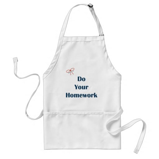 Do Your Homework Reminders Aprons