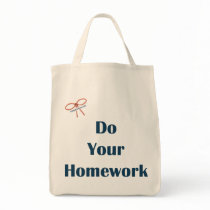Do Your Homework Reminders Canvas Bag