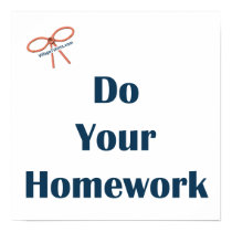 Do Your Homework Reminders