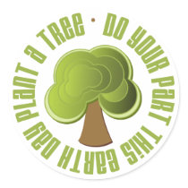 Do Your Part Plant a Tree Earth Day Tees and Gifts Sticker