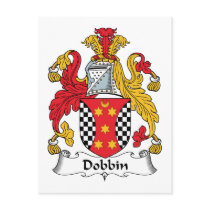 Dobbin Family Crest postcards by coatsofarms Dobbin Family Crest postcards
