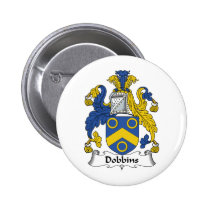 Dobbins Family Crest Button