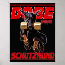 Dobe Sports Schutzhund Retrieve design Print