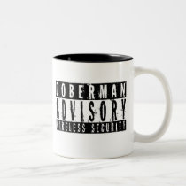 Doberman Advisory Wireless Security mugs