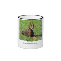Doberman:  Beauty, Grace and Power Mug