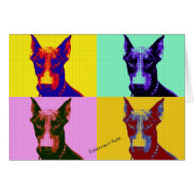 Doberman Birthday Card