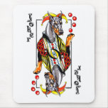 Doberman Black Joker Mouse Mats