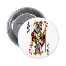 Doberman Black Joker buttons