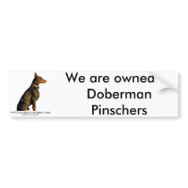 doberman bumper sticker bumper stickers by familydobes doberman bumper sticker bumper stickers