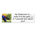 doberman bumper sticker bumper stickers by familydobes doberman bumper sticker bumper stickers