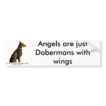 doberman bumper sticker