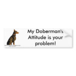 doberman bumper sticker
