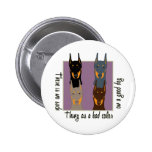Doberman colors buttons