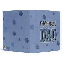 Doberman DAD Vinyl Binders
