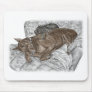 Doberman Dog with Dobe Puppy on Chair Mousepad