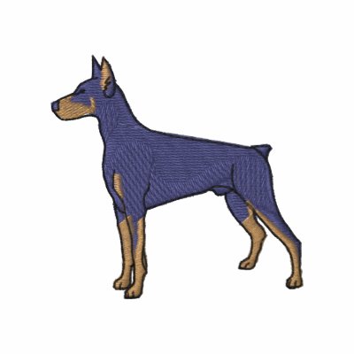 Doberman Embroidered Track Jacket