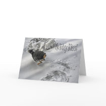 Doberman Holiday Bliss Greeting Card