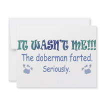 Doberman Personalized Invite