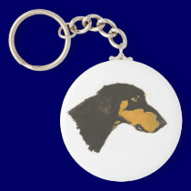 Doberman Keychain keychains