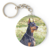 Doberman Keychain