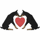Doberman Love Ladies Long Sleeve T