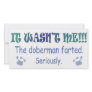 Doberman Picture Card