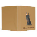 Doberman Pinscher Awesome Binder