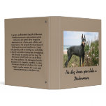 Doberman Pinscher Binder
