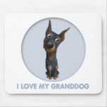 Doberman Pinscher (Black and Tan) Granddog Mouse Pads