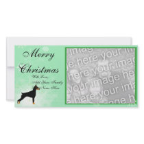 Doberman Pinscher - Black Body Photo Greeting Card