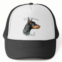 Doberman Pinscher (blk) Dad 2 hats