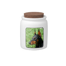 Doberman Pinscher Candy Dishes