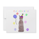 Doberman Pinscher Celebrate Personalized Announcements
