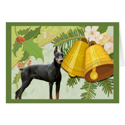 Doberman Christmas Cards 