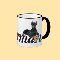 Doberman Pinscher mugs