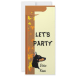 Doberman Pinscher ~ Dobie Kisses Custom Invitations